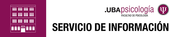 Facultad de Psicologia
Universidad de Buenos Aires Servicio de Informacion