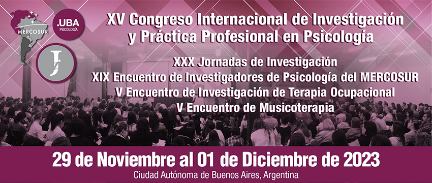 XV Congreso Internacional de Psicología y Práctica de Investigación