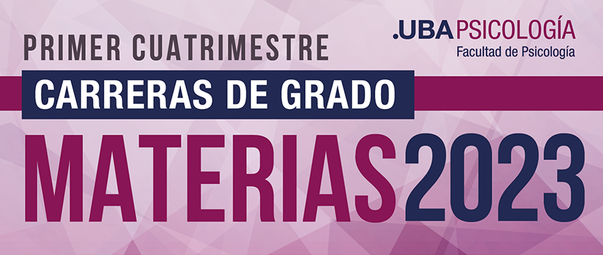 Inscripción a Materias - Primer Cuatrimestre 2023