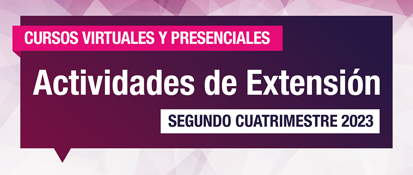 Cursos de Extensión - Segundo Cuatrimestre 2023
