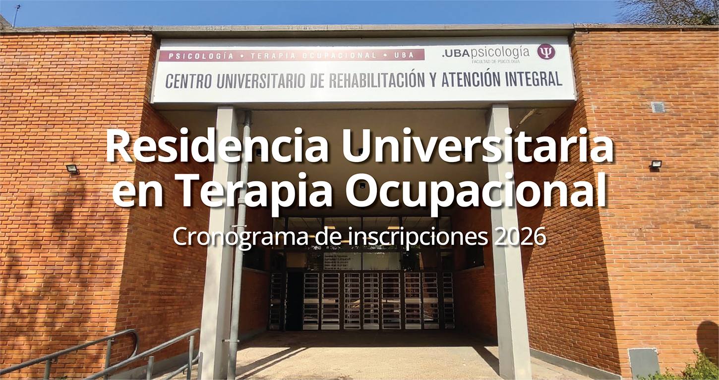 Noticia Residencia en Terapia Ocupacional 2026