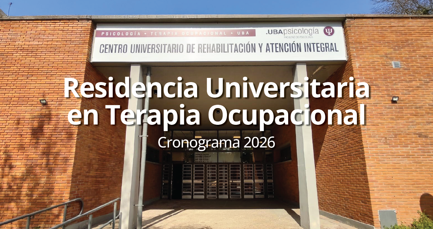 Noticia Residencia en Terapia Ocupacional 2026
